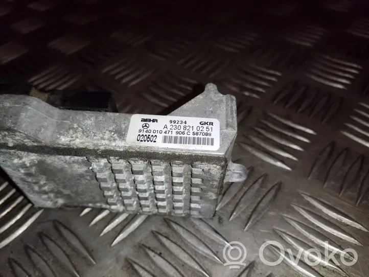 Mercedes-Benz ML W163 Motorino ventola riscaldamento/resistenza ventola A2308210251