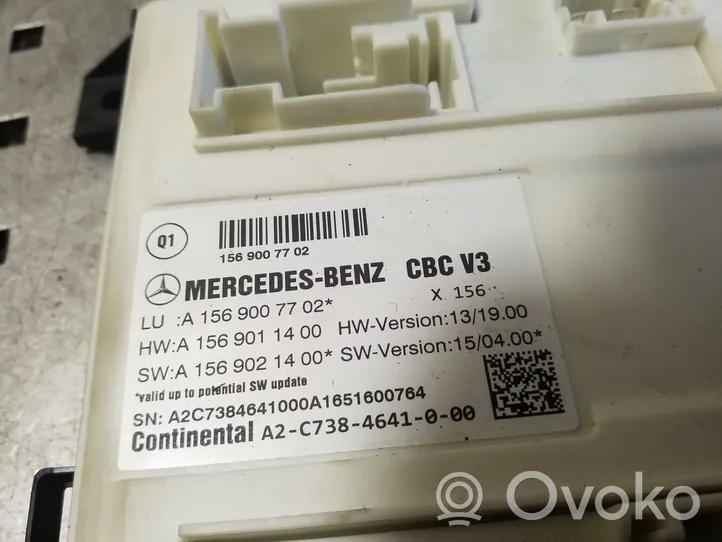 Mercedes-Benz B W246 W242 Moduł / Sterownik komfortu A1569007702