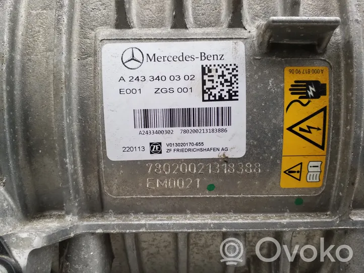 Mercedes-Benz EQB motor de coche eléctrico A2433400302