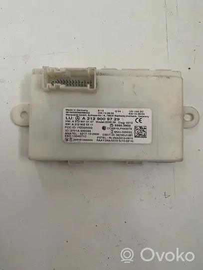 Mercedes-Benz GLE (W166 - C292) Keyless (KESSY) go control unit/module A2129009729