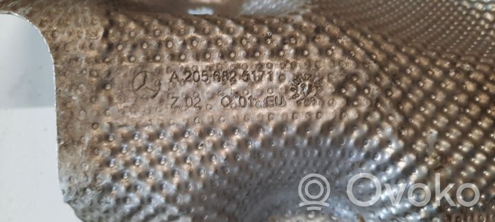 Mercedes-Benz C W205 Heat shield in engine bay A2056825171