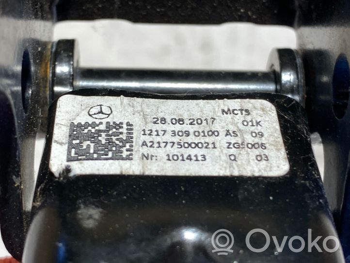 Mercedes-Benz S W222 Takaluukun/tavaratilan lukon vastakappale A2177500021