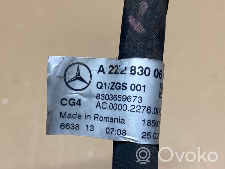 Mercedes-Benz S W222 Przewód hamulcowy podciśnieniowy A2228300606