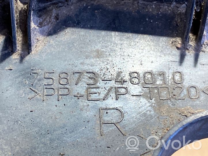 Lexus RX 450H Listwa / Nakładka na błotnik przedni 7587348010