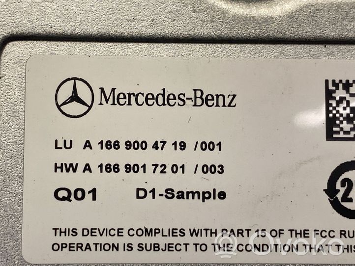 Mercedes-Benz GLE (W166 - C292) Wzmacniacz audio A1669004719