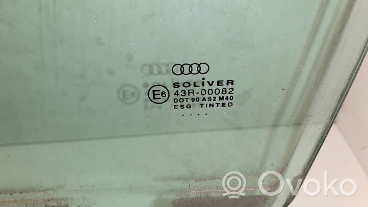 Audi A6 S6 C5 4B Etuoven ikkunalasi, neliovinen malli 43R00082