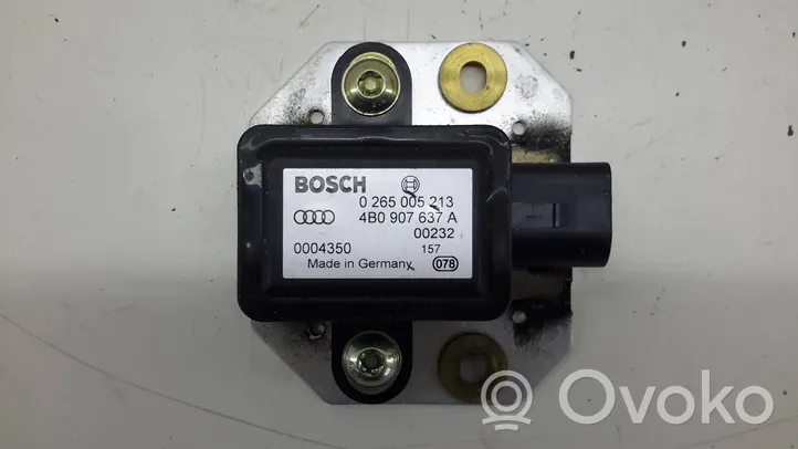 Audi A6 S6 C5 4B ESP (elektroniskās stabilitātes programmas) sensors (paātrinājuma sensors) 4B0907637A