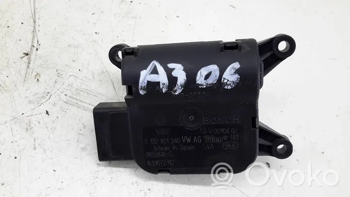 Audi A3 S3 A3 Sportback 8P Air flap motor/actuator 1K1907511C