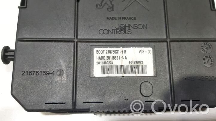 Peugeot 307 Kit centralina motore ECU e serratura 9663548180