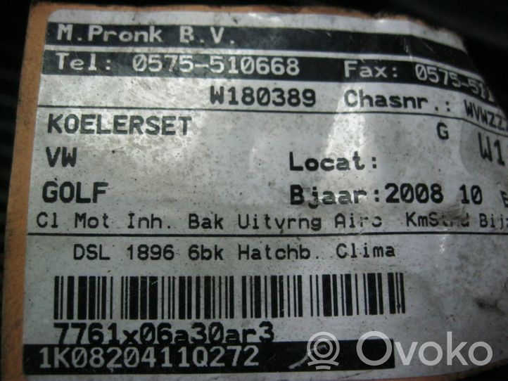 Volkswagen Golf V Jäähdytinsarja 1K0959455EF