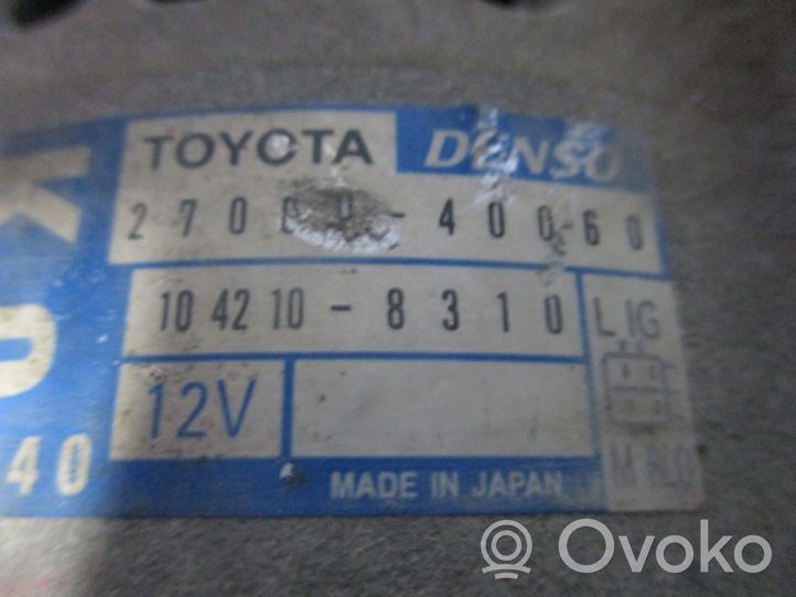 Toyota iQ Lichtmaschine 2706040060