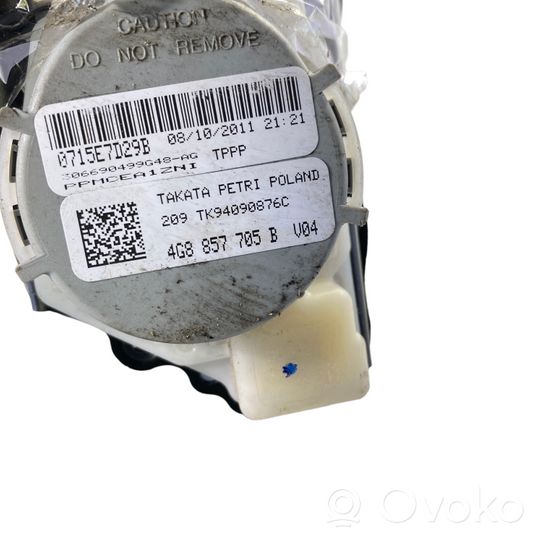 Audi A6 S6 C7 4G Pas bezpieczeństwa fotela przedniego 4G8857705B