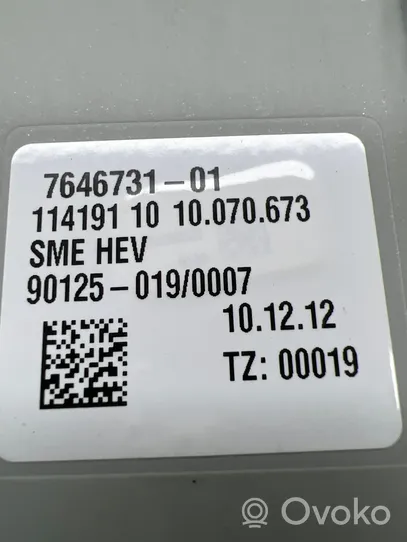 BMW 5 F10 F11 Battery control module 7646731