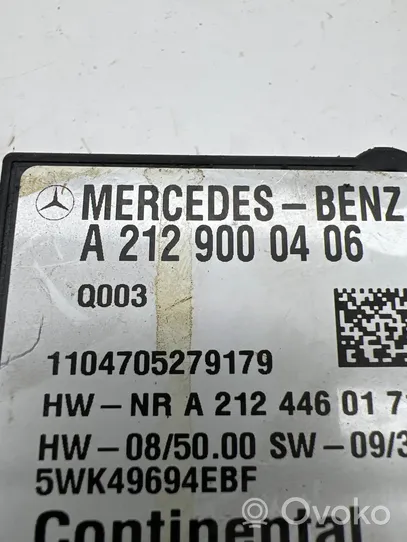 Mercedes-Benz GLK (X204) Centralina/modulo pompa dell’impianto di iniezione A2129000406