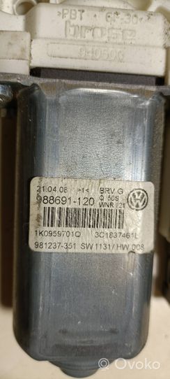Volkswagen PASSAT B6 Priekinis varikliukas langų pakėlėjo 1K0959793M