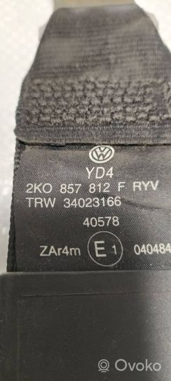 Volkswagen Caddy Takaistuimen turvavyö 2K0857812F