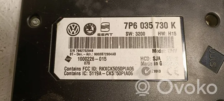 Skoda Yeti (5L) Bluetoothin ohjainlaite/moduuli 7P6035730K