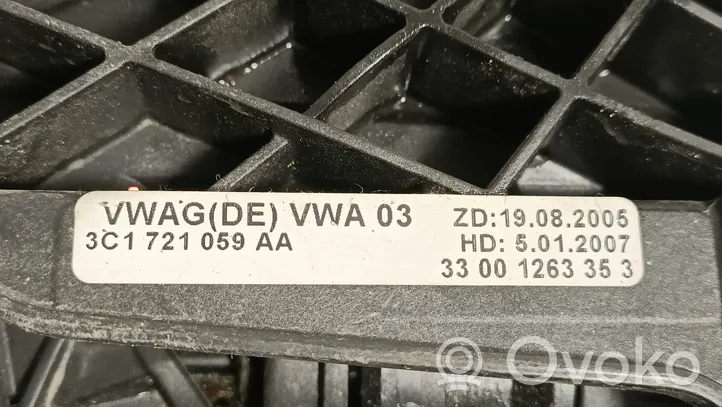 Volkswagen PASSAT B6 Pedał sprzęgła 3C1721059AA