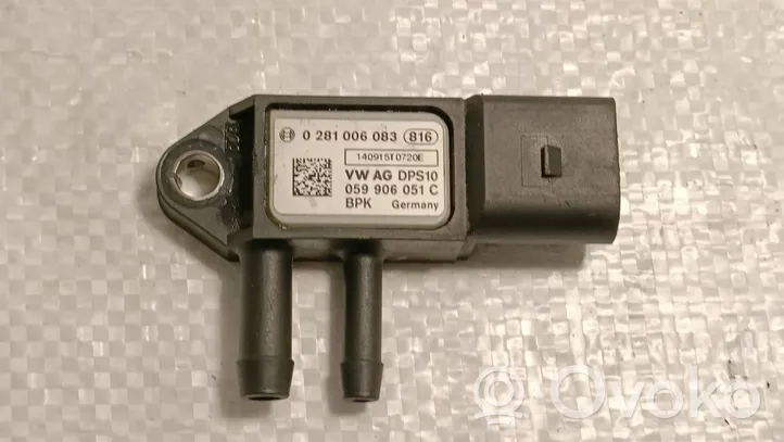 Volkswagen PASSAT B7 Sensore di pressione dei gas di scarico 059906051C
