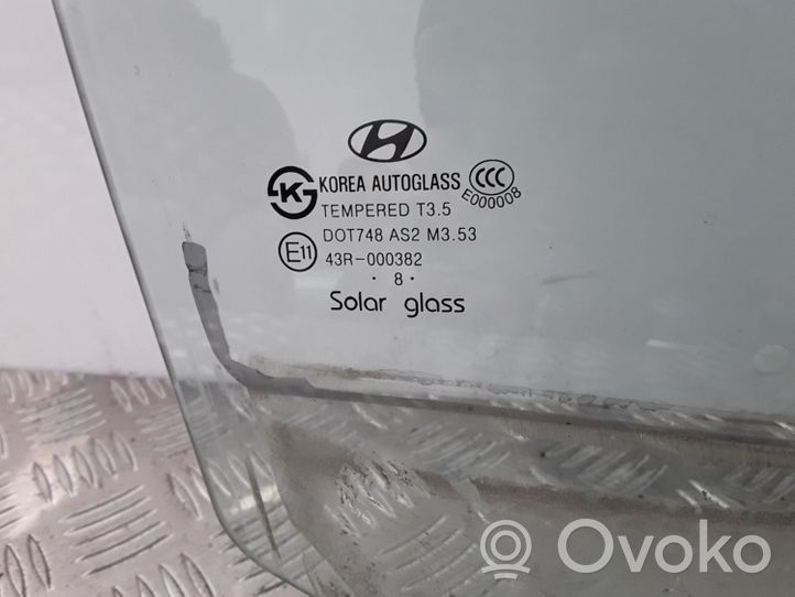 Hyundai ix 55 Szyba drzwi przednich 43R000382