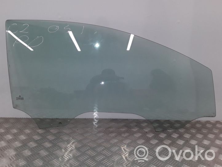 Citroen C2 Front door window/glass (coupe) 43R000464