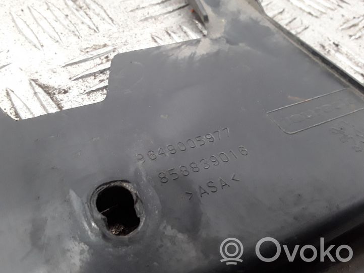 Peugeot 607 Cache de protection inférieur de pare-chocs avant 9649005977