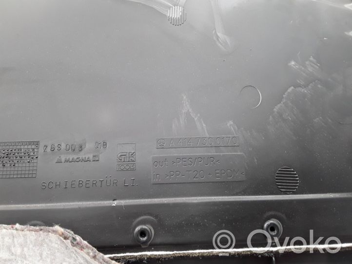 Mercedes-Benz Vaneo W414 Liukuoven verhoilu A4147300170