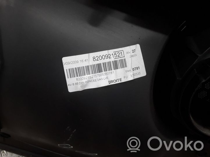 Renault Clio III Garniture de panneau carte de porte avant 8200293530D