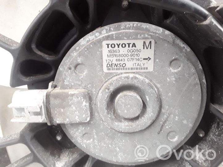 Toyota Corolla E120 E130 Elektryczny wentylator chłodnicy 1227508403