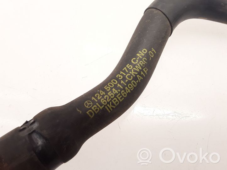 Mercedes-Benz E W124 Engine coolant pipe/hose 1245003175