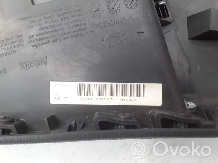 Citroen C6 Poduszka powietrzna Airbag fotela 96517057ZD