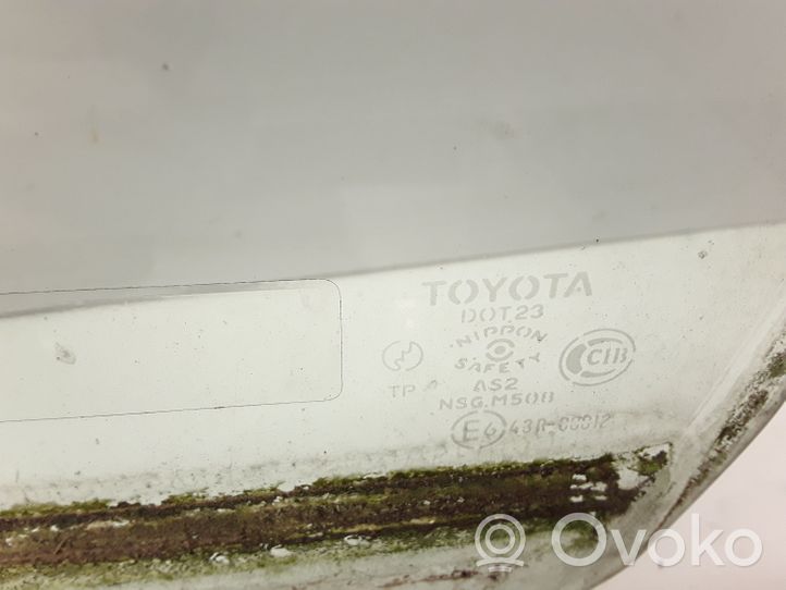 Toyota Previa (XR30, XR40) II Front door window glass four-door 43R00012