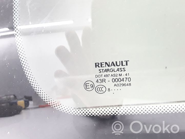 Renault Laguna III Galinis šoninis kėbulo stiklas 43R000470