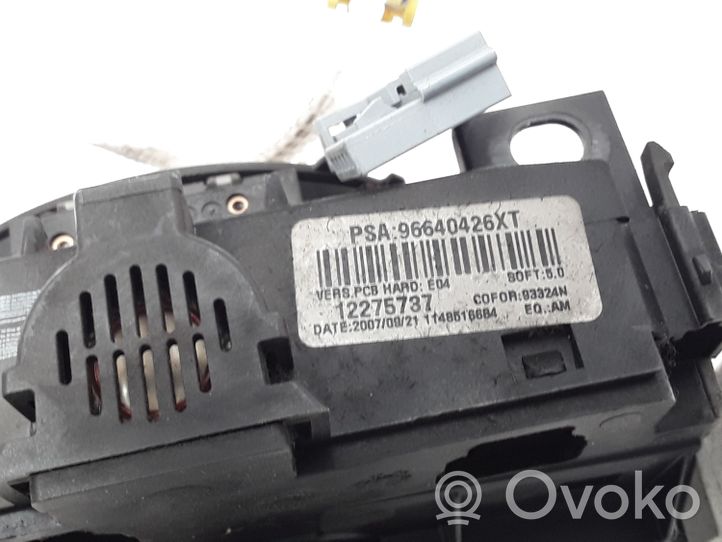 Citroen Jumpy Leva/interruttore dell’indicatore di direzione e tergicristallo 96640426XT