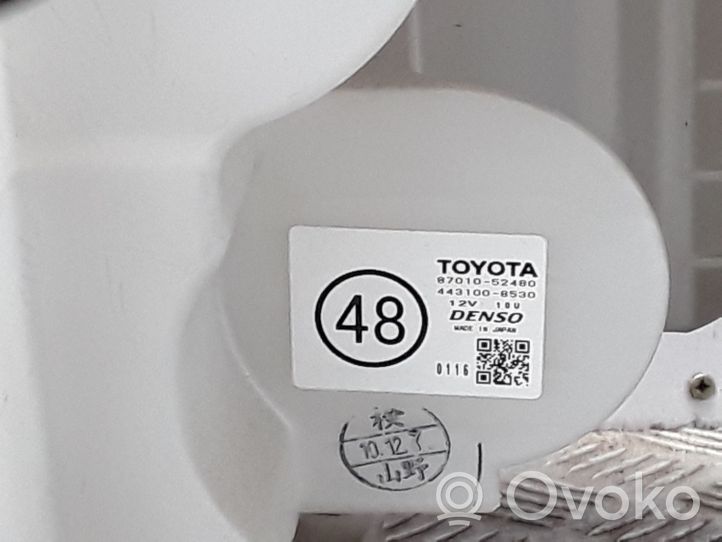 Toyota Yaris Verso Sisälämmityksen ilmastoinnin korin kotelo 8703052180