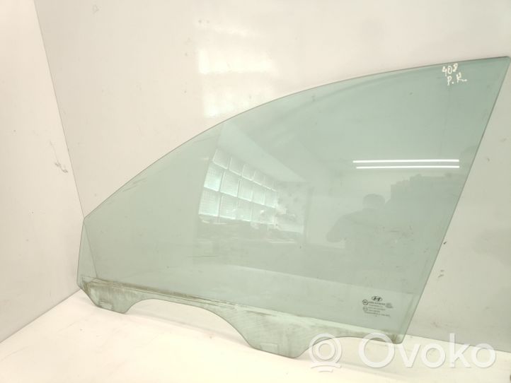 Hyundai Grandeur Front door window glass four-door 43R000384