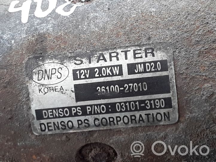 Hyundai Grandeur Starteris 3610027010