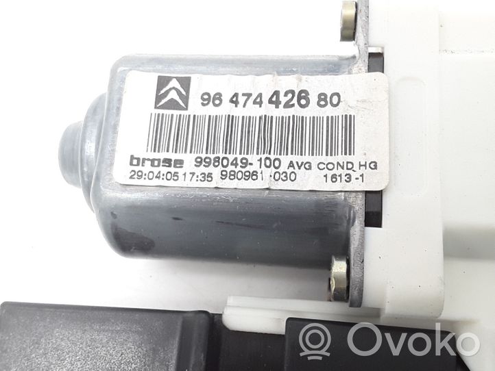 Citroen C4 I Moteur de lève-vitre de porte avant 9647442680