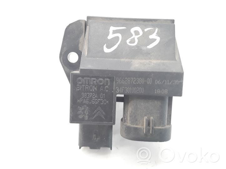 Peugeot 1007 Résistance moteur de ventilateur de chauffage 9662872380