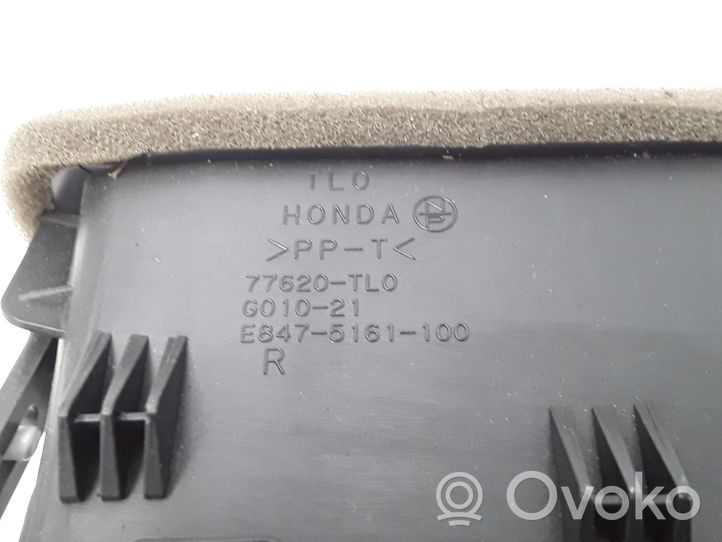 Honda Accord Boczna kratka nawiewu deski rozdzielczej 77620TL0G01021