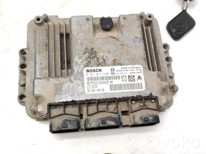 Citroen Berlingo Komputer / Sterownik ECU i komplet kluczy 0281012620