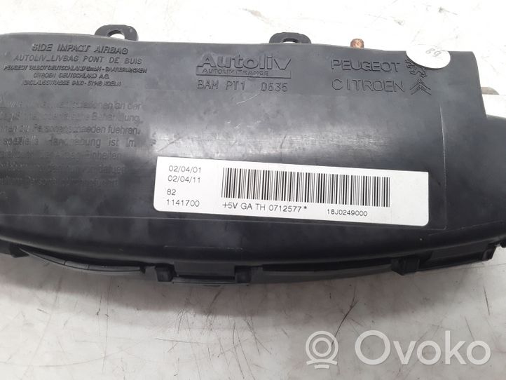 Peugeot 406 Poduszka powietrzna Airbag fotela 18J0249000