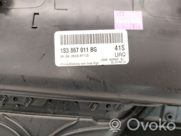 Volkswagen Up Apmušimas priekinių durų (obšifke) 1S3867011BG