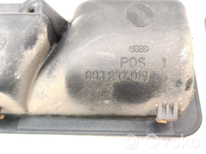 Audi 80 90 S2 B4 Klamka wewnętrzna drzwi tylnych 893837020