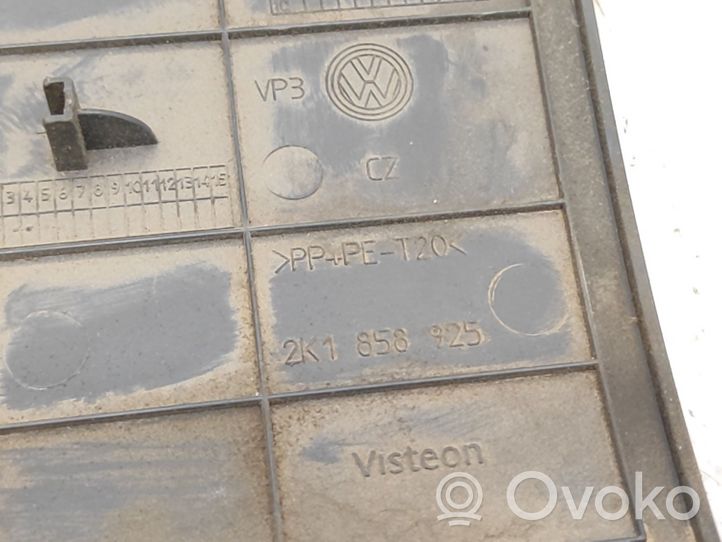 Volkswagen Caddy Rivestimento pannello inferiore del cruscotto 2K1858925