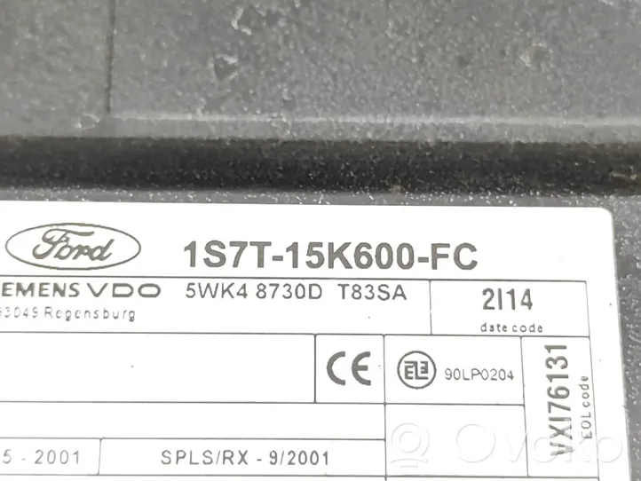 Ford Focus Komputer / Sterownik ECU i komplet kluczy 2S4A12A650MB