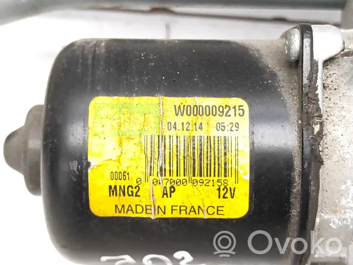 Citroen C2 Mechanizm i silniczek wycieraczek szyby przedniej / czołowej 9638117180