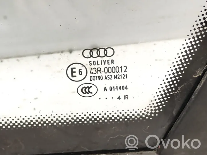 Audi A6 S6 C6 4F Galinis šoninis kėbulo stiklas 43R000012