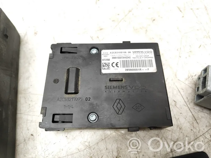 Renault Laguna III Komputer / Sterownik ECU i komplet kluczy 0281014354