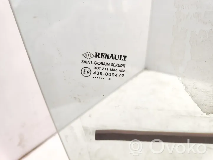 Renault Megane III Pagrindinis priekinių durų stiklas (keturdurio) 43R000479